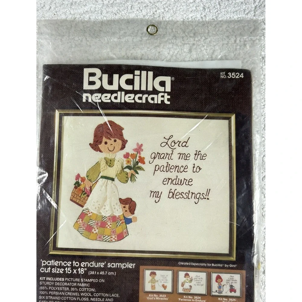 NOS Bucilla Needlecraft Kit #3524 